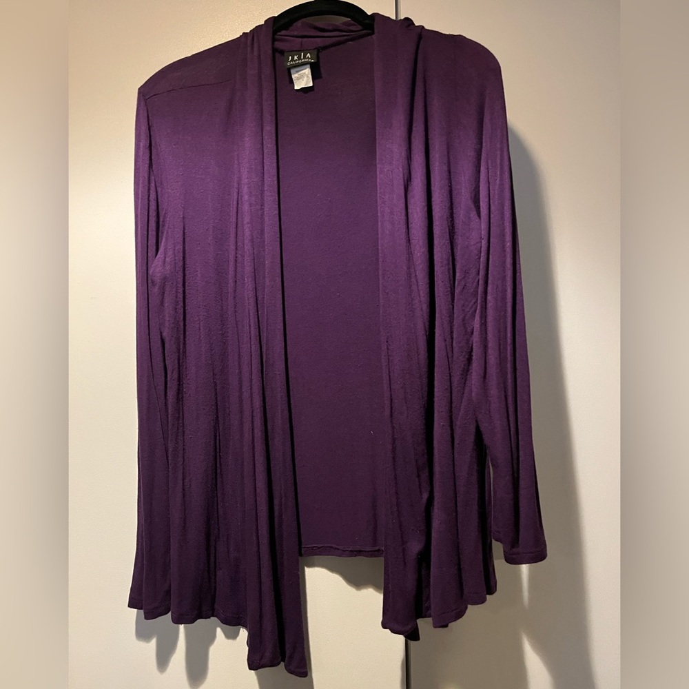 JKLA California Elegant Purple Women's Cardigan Size Medium